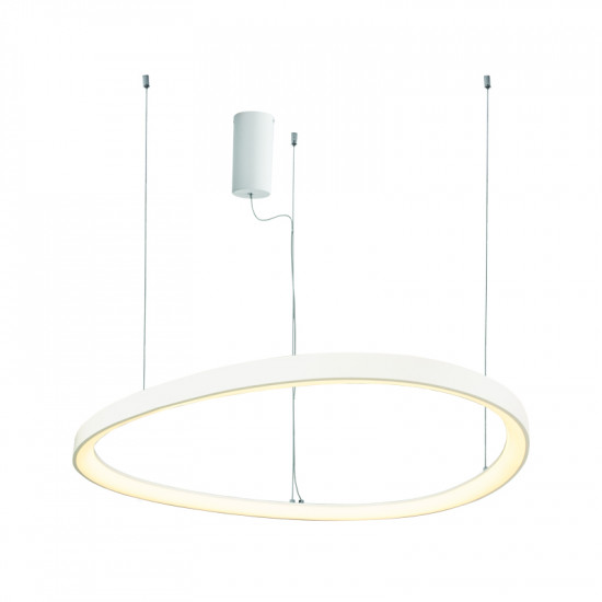 ^ΚΡΕΜΑΣΤΟ Φ/Σ LED 36W 3000K 2700LM HARMONY ΛΕΥΚΟ ΑΛΟΥΜΙΝΙΟ IP20 D42XH120CM