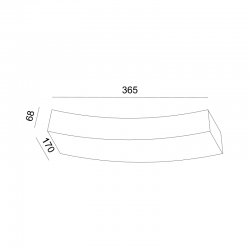 ^ΓΥΨΙΝΟ ΕΠΙΤΟΙΧΟ Φ/Σ 1XRX7S 118mm SHELF 36,5x17x6,8CM ^ΓΥΨΙΝΟ ΕΠΙΤΟΙΧΟ Φ/Σ 1XRX7S 118mm SHELF 36,5x17x6,8CM