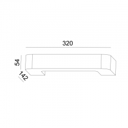 ^ΓΥΨΙΝΟ ΕΠΙΤΟΙΧΟ Φ/Σ 1XR7S118mm FOGA 32x14,2x5,4CM ^ΓΥΨΙΝΟ ΕΠΙΤΟΙΧΟ Φ/Σ 1XR7S118mm FOGA 32x14,2x5,4CM