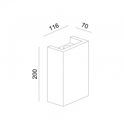 ^ΓΥΨΙΝΟ ΕΠΙΤΟΙΧΟ Φ/Σ 1XG9 BLOCK 11,6x7x20CM ^ΓΥΨΙΝΟ ΕΠΙΤΟΙΧΟ Φ/Σ 1XG9 BLOCK 11,6x7x20CM
