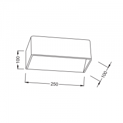 ΕΠΙΤΟΙΧ.Φ/Σ LED ΜΑΥΡΟ UPDOWN PARALLEL 2X3W 230V 3000K 30000h NEPHELE ΕΠΙΤΟΙΧ.Φ/Σ LED ΜΑΥΡΟ UPDOWN PARALLEL 2X3W 230V 3000K 30000h NEPHELE