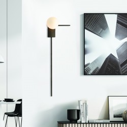 ^ΕΠΙΤΟΙΧΟ Φ/Σ 1xG9 CYCLOPS ΜΑΥΡΟ ΜΕΤ/ΚΟ +ΛΕΥΚΟ ΓΥΑΛΙ 30Χ17Χ85CM ^ΕΠΙΤΟΙΧΟ Φ/Σ 1xG9 CYCLOPS ΜΑΥΡΟ ΜΕΤ/ΚΟ +ΛΕΥΚΟ ΓΥΑΛΙ 30Χ17Χ85CM