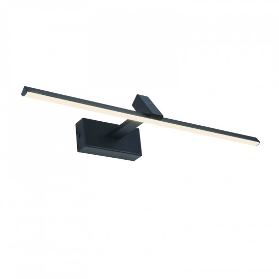 ^ΕΠΙΤΟΙΧΟ Φ/Σ LED 8W 3000K 520LM MIRAR ΜΑΥΡΟ ΜΕΤ/ΚΟ IP20 50X16,5X7,5CM 