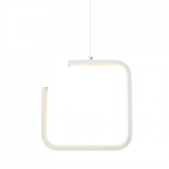 ^ΚΡΕΜΑΣΤΟ Φ/Σ LED 8W 3000K 780LM ΛΕΥΚΟ ΜΕΤΑΛΛΙΚΟ 22X11XH129CM EUCLID1