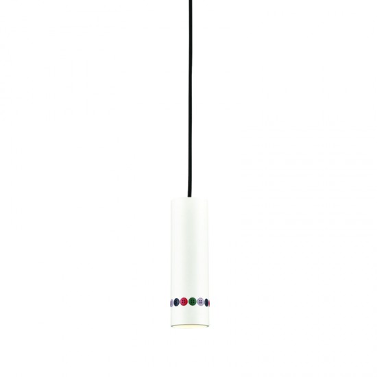 ^ΚΡΕΜΑΣΤΟ Φ/Σ 1XGU10 BUTTONS ΛΕΥΚΟ ΜΕΤ/ΚΟ IP20 D6XD10XH150CM