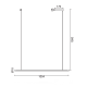 ^ΚΡΕΜΑΣΤΟ Φ/Σ LED 18W 3000K 920LM ΜΑΥΡΟ ΑΛΟΥΜΙΝΙΟ DIMMER ΑΦΗΣ 105Χ1,8ΧΗ150CM AVENUE ^ΚΡΕΜΑΣΤΟ Φ/Σ LED 18W 3000K 920LM ΜΑΥΡΟ ΑΛΟΥΜΙΝΙΟ DIMMER ΑΦΗΣ 105Χ1,8ΧΗ150CM AVENUE