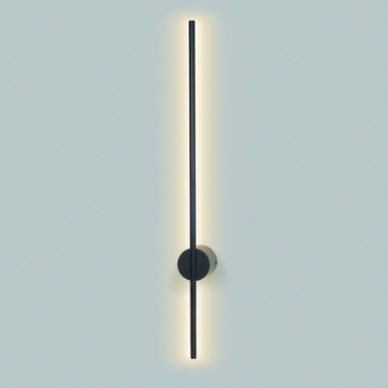 ^ΕΠΙΤΟΙΧΟ Φ/Σ LED 15W 3000K 970LM AVENUE ΜΑΥΡΟ ΜΕΤ/ΚΟ IP20 7,5X8X80CM