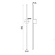 ^ΕΠΙΤΟΙΧΟ Φ/Σ LED 15W 3000K 970LM AVENUE ΜΑΥΡΟ ΜΕΤ/ΚΟ IP20 7,5X8X80CM