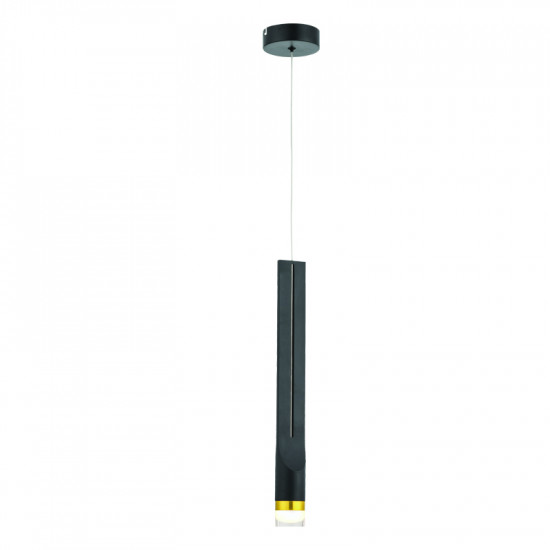 ^ΚΡΕΜΑΣΤΟ Φ/Σ LED 5W 3000K 300LM ESTRELA ΜΑΥΡΟ ΜΕΤ/ΚΟ IP20 D6XH228CM