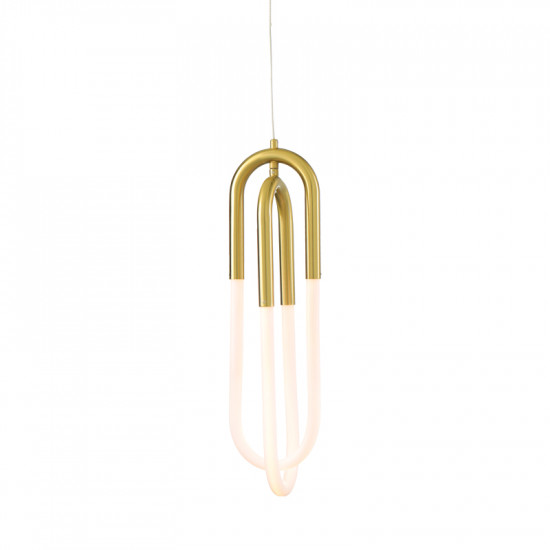 ^ΚΡΕΜΑΣΤΟ Φ/Σ LED 16W 3000K 1120LM VENUS ΟΡΕΙΧΑΛΚΟ ΜΕΤ/ΚΟ 15X15XH230CM