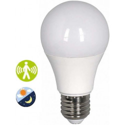 Diolamp Λάμπα LED για Ντουί E27 και Σχήμα A60 Φυσικό Λευκό 720lm με Ανιχνευτή Κίνησης.