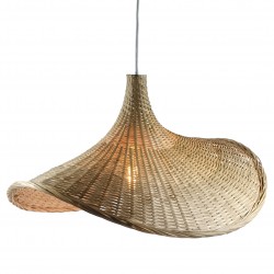 Κρεμαστό Μονόφωτο Φωτιστικό Ψάθα Ε27 57x34x140cm Κρεμαστό Μονόφωτο Φωτιστικό Ψάθα Ε27 57x34x140cm