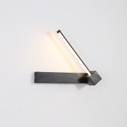 Φωτιστικό Τοίχου Led 6W 3000K Μαύρο 30x9x5cm Φωτιστικό Τοίχου Led 6W 3000K Μαύρο 30x9x5cm