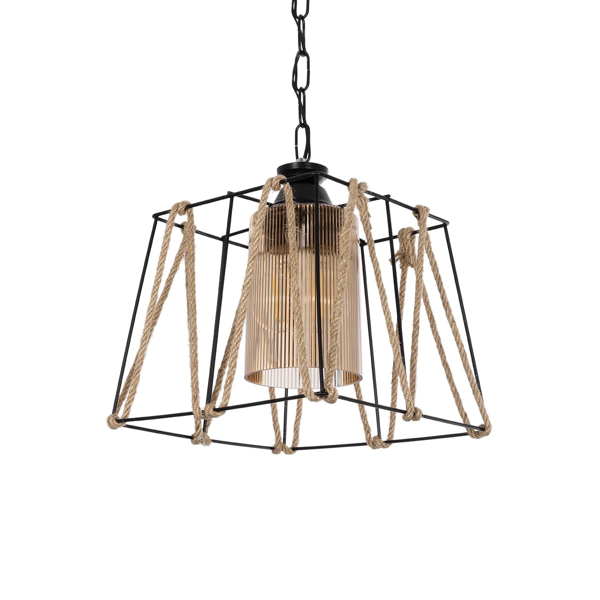 GLOBOSTAR® GATSBY 203-0007 Vintage Κρεμαστό Φωτιστικό Οροφής με Ντουί 1 x E27 AC 220-240V IP20 - Μαύρο & Μπεζ - Μ25 x Π25 x Υ25cm GLOBOSTAR® GATSBY 203-0007 Vintage Κρεμαστό Φωτιστικό Οροφής με Ντουί 1 x E27 AC 220-240V IP20 - Μαύρο & Μπεζ - Μ25 x Π25 x Υ25cm