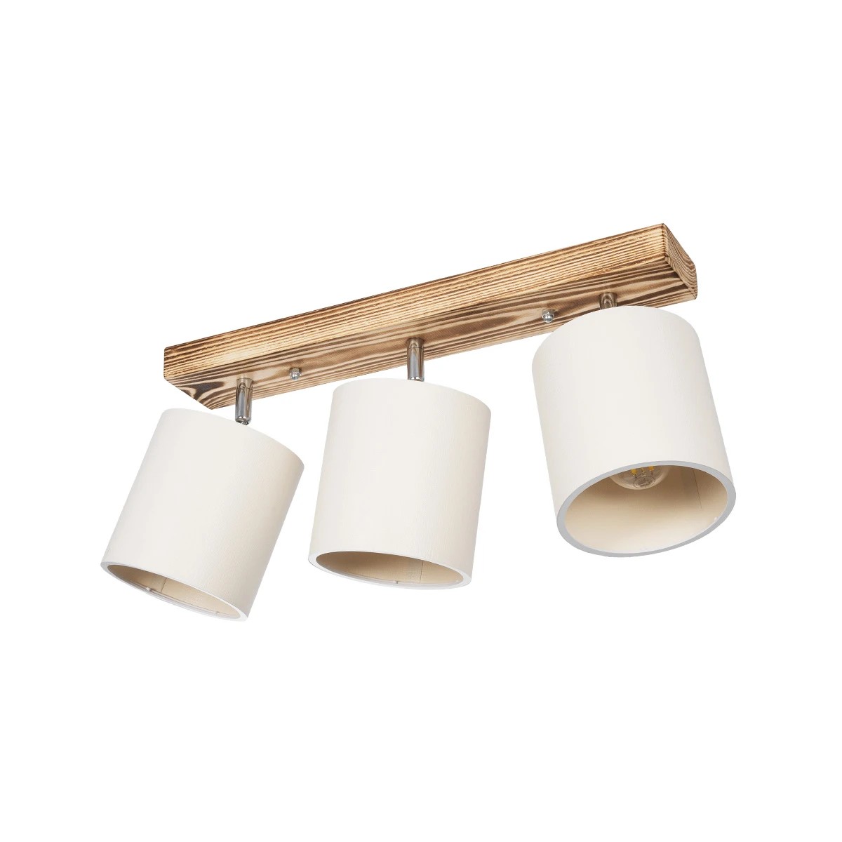 GLOBOSTAR® CUP 203-0055 Vintage Φωτιστικό Οροφής με Ντουί 3 x E27 AC 220-240V IP20 - Λευκό & Μπεζ - Μ60 x Π14 x Υ26cm GLOBOSTAR® CUP 203-0055 Vintage Φωτιστικό Οροφής με Ντουί 3 x E27 AC 220-240V IP20 - Λευκό & Μπεζ - Μ60 x Π14 x Υ26cm