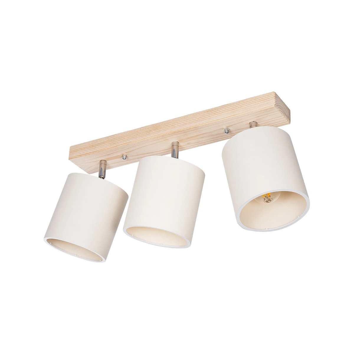 GLOBOSTAR® CUP 203-0058 Vintage Φωτιστικό Οροφής με Ντουί 3 x E27 AC 220-240V IP20 - Λευκό & Μπεζ - Μ60 x Π14 x Υ26cm GLOBOSTAR® CUP 203-0058 Vintage Φωτιστικό Οροφής με Ντουί 3 x E27 AC 220-240V IP20 - Λευκό & Μπεζ - Μ60 x Π14 x Υ26cm