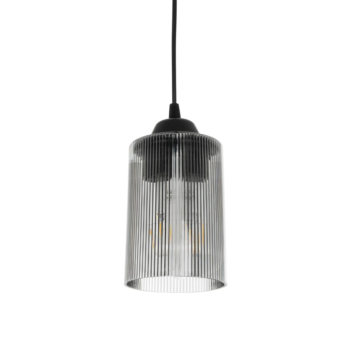 GLOBOSTAR® TORUS 203-0063 Μοντέρνο Κρεμαστό Φωτιστικό Οροφής με Ντουί 1 x E27 AC 220-240V IP20 - Μαύρο & Μαύρο Φιμέ - Μ10.5 x Π10.5 x Υ18.5cm GLOBOSTAR® TORUS 203-0063 Μοντέρνο Κρεμαστό Φωτιστικό Οροφής με Ντουί 1 x E27 AC 220-240V IP20 - Μαύρο & Μαύρο Φιμέ - Μ10.5 x Π10.5 x Υ18.5cm