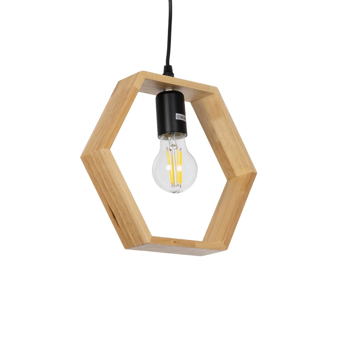 GLOBOSTAR® ELISE 01429 Μοντέρνο Κρεμαστό Φωτιστικό Οροφής με Ντουί 1 x E27 AC 220-240V IP20 - Μπεζ & Μαύρο - Μ26 x Π8 x Υ25cm GLOBOSTAR® ELISE 01429 Μοντέρνο Κρεμαστό Φωτιστικό Οροφής με Ντουί 1 x E27 AC 220-240V IP20 - Μπεζ & Μαύρο - Μ26 x Π8 x Υ25cm