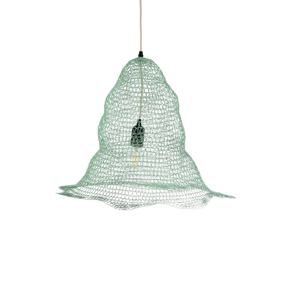 GLOBOSTAR® KENTUCKY 01891 Vintage Κρεμαστό Φωτιστικό Οροφής με Ντουί 1 x E27 AC 220-240V IP20 - Τιρκουάζ - Μ50 x Π50 x Υ48cm GLOBOSTAR® KENTUCKY 01891 Vintage Κρεμαστό Φωτιστικό Οροφής με Ντουί 1 x E27 AC 220-240V IP20 - Τιρκουάζ - Μ50 x Π50 x Υ48cm