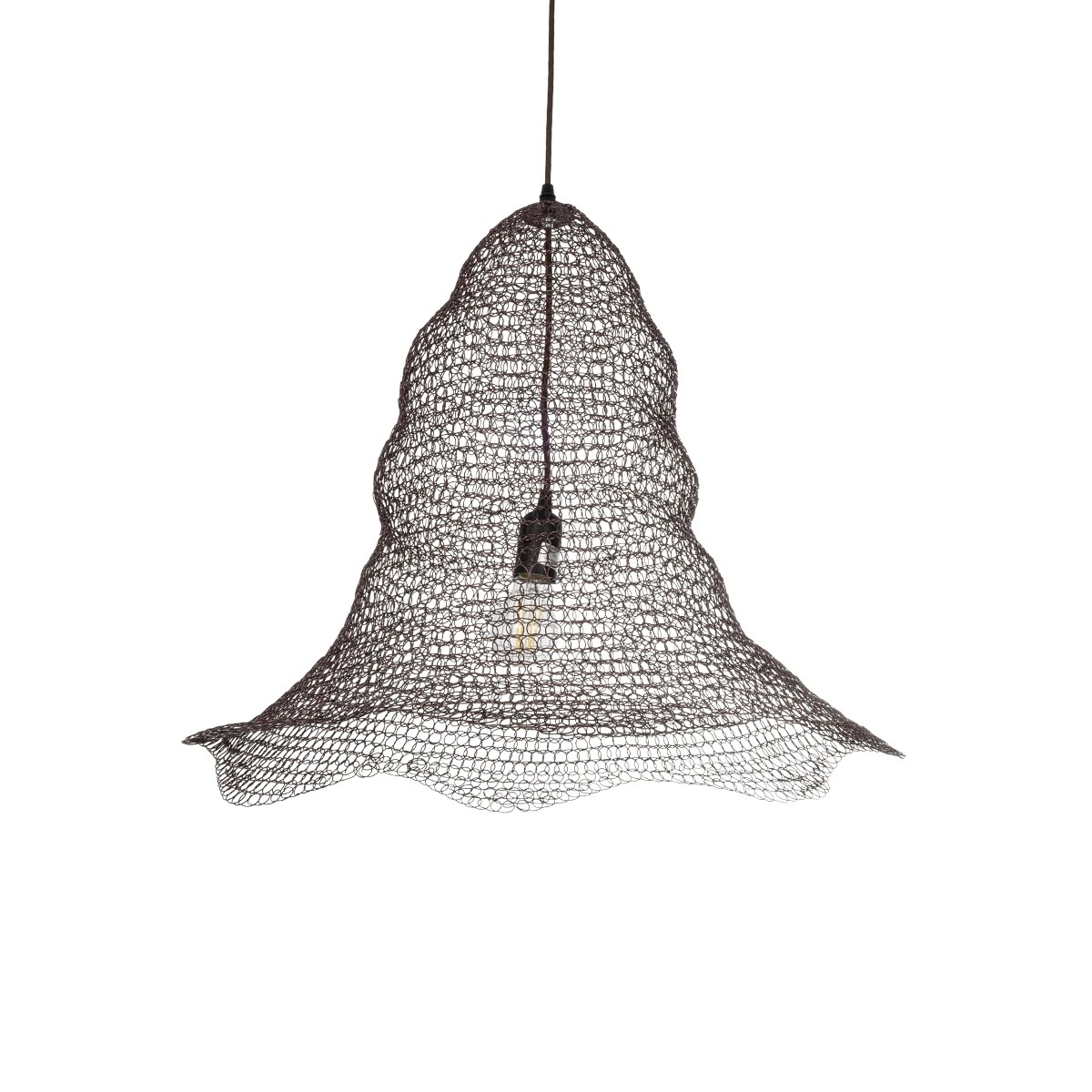 GLOBOSTAR® KENTUCKY 01893 Vintage Κρεμαστό Φωτιστικό Οροφής με Ντουί 1 x E27 AC 220-240V IP20 - Καφέ - Μ60 x Π60 x Υ52cm GLOBOSTAR® KENTUCKY 01893 Vintage Κρεμαστό Φωτιστικό Οροφής με Ντουί 1 x E27 AC 220-240V IP20 - Καφέ - Μ60 x Π60 x Υ52cm