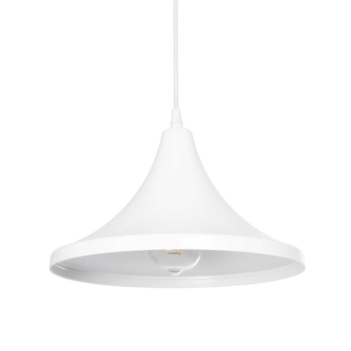 GLOBOSTAR® BELFRY 203-0079 Μοντέρνο Κρεμαστό Φωτιστικό Οροφής με Ντουί 1 x E27 AC 220-240V IP20 - Λεύκο - Μ29.5 x Π29.5 x Υ21cm GLOBOSTAR® BELFRY 203-0079 Μοντέρνο Κρεμαστό Φωτιστικό Οροφής με Ντουί 1 x E27 AC 220-240V IP20 - Λεύκο - Μ29.5 x Π29.5 x Υ21cm