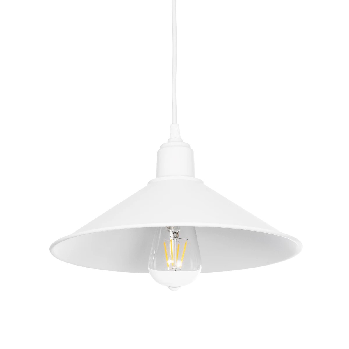 GLOBOSTAR® FERRO 203-0085 Μοντέρνο Κρεμαστό Φωτιστικό Οροφής με Ντουί 1 x E27 AC 220-240V IP20 - Λευκό - Μ30 x Π30 x Υ15cm GLOBOSTAR® FERRO 203-0085 Μοντέρνο Κρεμαστό Φωτιστικό Οροφής με Ντουί 1 x E27 AC 220-240V IP20 - Λευκό - Μ30 x Π30 x Υ15cm