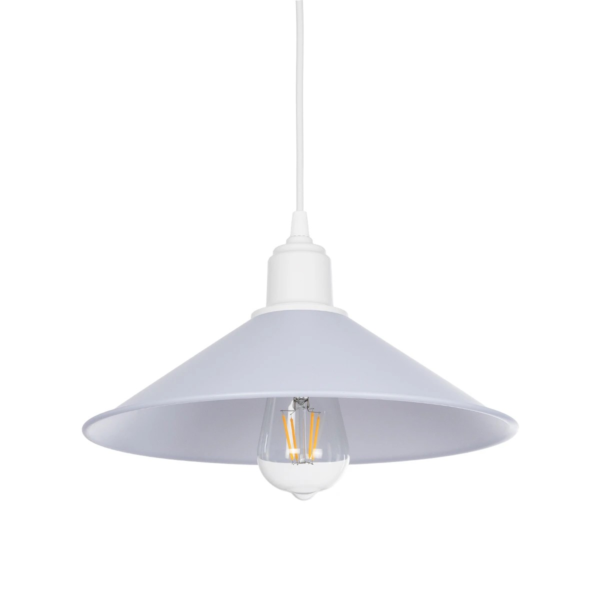 GLOBOSTAR® FERRO 203-0087 Μοντέρνο Κρεμαστό Φωτιστικό Οροφής με Ντουί 1 x E27 AC 220-240V IP20 - Λευκό - Μ30 x Π30 x Υ15cm GLOBOSTAR® FERRO 203-0087 Μοντέρνο Κρεμαστό Φωτιστικό Οροφής με Ντουί 1 x E27 AC 220-240V IP20 - Λευκό - Μ30 x Π30 x Υ15cm