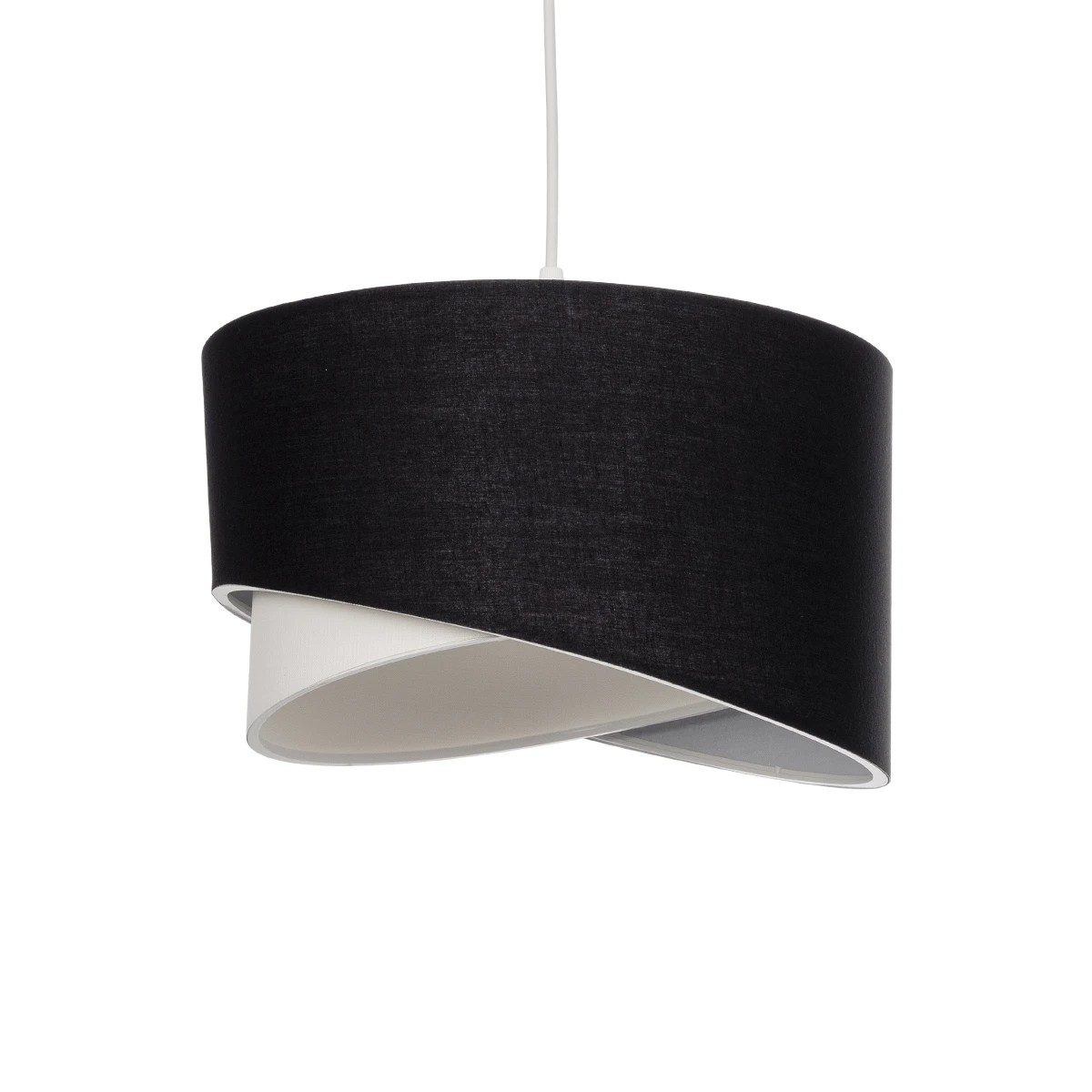 GLOBOSTAR® LILI 203-0176 Μοντέρνο Κρεμαστό Φωτιστικό Οροφής με Ντουί 1 x E27 AC 220-240V IP20 - Μαύρο & Λευκό - Μ30 x Π30 x Υ22cm GLOBOSTAR® LILI 203-0176 Μοντέρνο Κρεμαστό Φωτιστικό Οροφής με Ντουί 1 x E27 AC 220-240V IP20 - Μαύρο & Λευκό - Μ30 x Π30 x Υ22cm