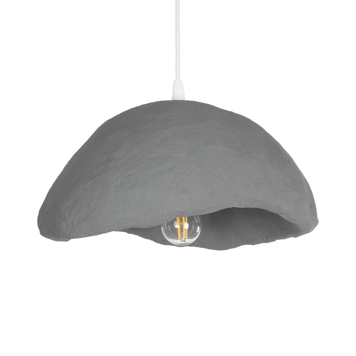 GLOBOSTAR® CONCRETE 201-0047 Μοντέρνο Κρεμαστό Φωτιστικό Οροφής με Ντουί 1 x E27 AC 220-240V IP20 - Γκρι - Μ31 x Π29 x Υ16cm GLOBOSTAR® CONCRETE 201-0047 Μοντέρνο Κρεμαστό Φωτιστικό Οροφής με Ντουί 1 x E27 AC 220-240V IP20 - Γκρι - Μ31 x Π29 x Υ16cm