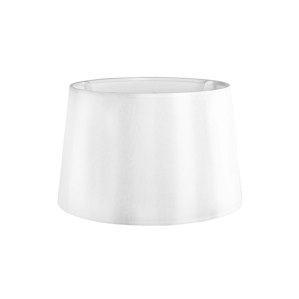 GloboStar® COVER 203-0266 Μοντέρνο Φωτιστικό Καπέλο Λευκό Ύφασμα - Μ38 x Π38 x Υ30cm