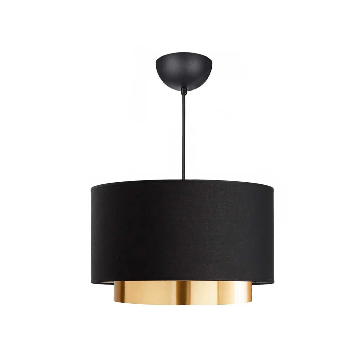 GLOBOSTAR® BASIL 204-0174 Μοντέρνο Κρεμαστό Φωτιστικό Οροφής με Ντουί 1 x E27 AC 220-240V IP20 - Μαύρο & Χρυσό - Μ30 x Π30 x Υ20cm GLOBOSTAR® BASIL 204-0174 Μοντέρνο Κρεμαστό Φωτιστικό Οροφής με Ντουί 1 x E27 AC 220-240V IP20 - Μαύρο & Χρυσό - Μ30 x Π30 x Υ20cm