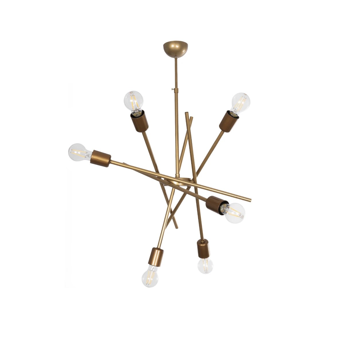 GloboStar® SUNFY 201-0033 Μοντέρνο Κρεμαστό Φωτιστικό Πλέγμα Πολύφωτο 6 x E27 IP20 Μπρονζέ Μέταλλο - Μ57 x Π57 x Υ85cm GloboStar® SUNFY 201-0033 Μοντέρνο Κρεμαστό Φωτιστικό Πλέγμα Πολύφωτο 6 x E27 IP20 Μπρονζέ Μέταλλο - Μ57 x Π57 x Υ85cm