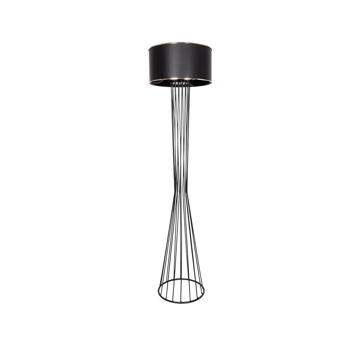 GloboStar® NOVA 201-0037 Μοντέρνο Επιδαπέδιο Φωτιστικό 1 x E27 IP20 Μαύρο Μεταλλό με Μαύρο Ύφασμα - Μ36 x Π36 x Υ148cm GloboStar® NOVA 201-0037 Μοντέρνο Επιδαπέδιο Φωτιστικό 1 x E27 IP20 Μαύρο Μεταλλό με Μαύρο Ύφασμα - Μ36 x Π36 x Υ148cm