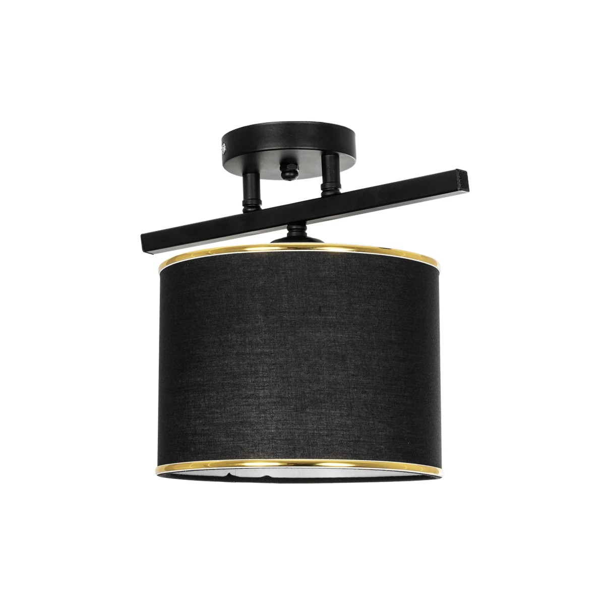 GLOBOSTAR® GLOWEN 201-0087 Vintage Φωτιστικό Οροφής με Ντουί 1 x E27 AC 220-240V IP20 - Μαύρο & Χρυσό - Μ30 x Π20 x Υ20cm GLOBOSTAR® GLOWEN 201-0087 Vintage Φωτιστικό Οροφής με Ντουί 1 x E27 AC 220-240V IP20 - Μαύρο & Χρυσό - Μ30 x Π20 x Υ20cm