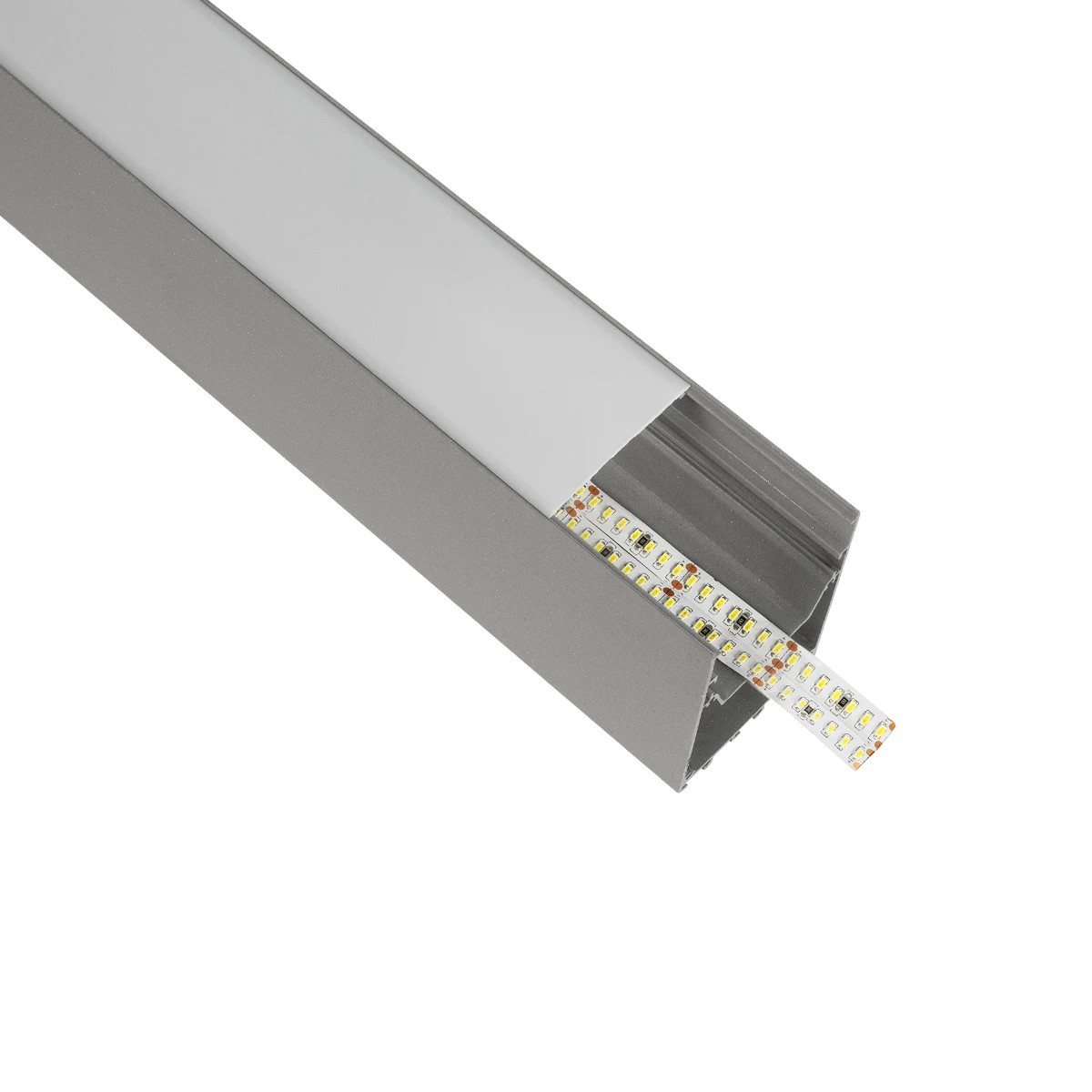 GLOBOSTAR® ALP-LINEAR BRIGHTRAIL 61776-3M Επιφανειακό / Κρεμαστό / Επιτοίχιο Προφίλ Αλουμινίου με Λευκό Γαλακτερό Πατητό Κάλυμμα για Ταινίες LED IP20 - Γκρι Ανθρακί Ματ - Μ300 x Π5 x Υ7.5cm GLOBOSTAR® ALP-LINEAR BRIGHTRAIL 61776-3M Επιφανειακό / Κρεμαστό / Επιτοίχιο Προφίλ Αλουμινίου με Λευκό Γαλακτερό Πατητό Κάλυμμα για Ταινίες LED IP20 - Γκρι Ανθρακί Ματ - Μ300 x Π5 x Υ7.5cm