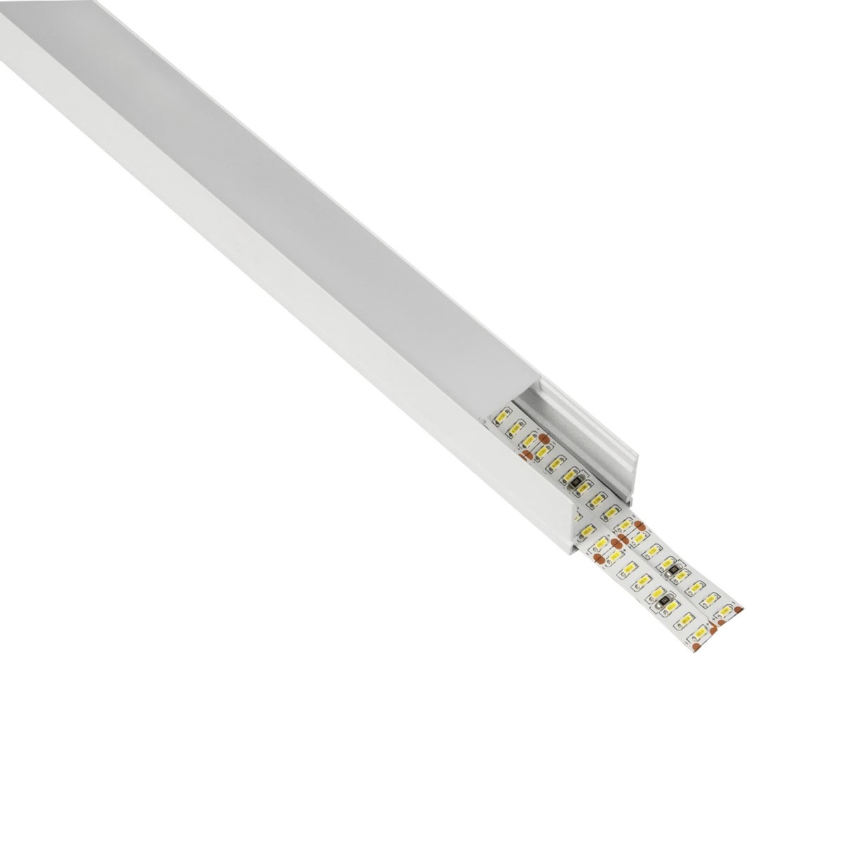 GLOBOSTAR® ALP-LINEAR GLOWTRACK 61796-3M Επιφανειακό Προφίλ Αλουμινίου με Λευκό Γαλακτερό Πατητό Κάλυμμα για Ταινίες LED IP20 - Λευκό Ματ - Μ300 x Π2 x Υ2cm - Πακέτο 5 Τεμαχίων GLOBOSTAR® ALP-LINEAR GLOWTRACK 61796-3M Επιφανειακό Προφίλ Αλουμινίου με Λευκό Γαλακτερό Πατητό Κάλυμμα για Ταινίες LED IP20 - Λευκό Ματ - Μ300 x Π2 x Υ2cm - Πακέτο 5 Τεμαχίων