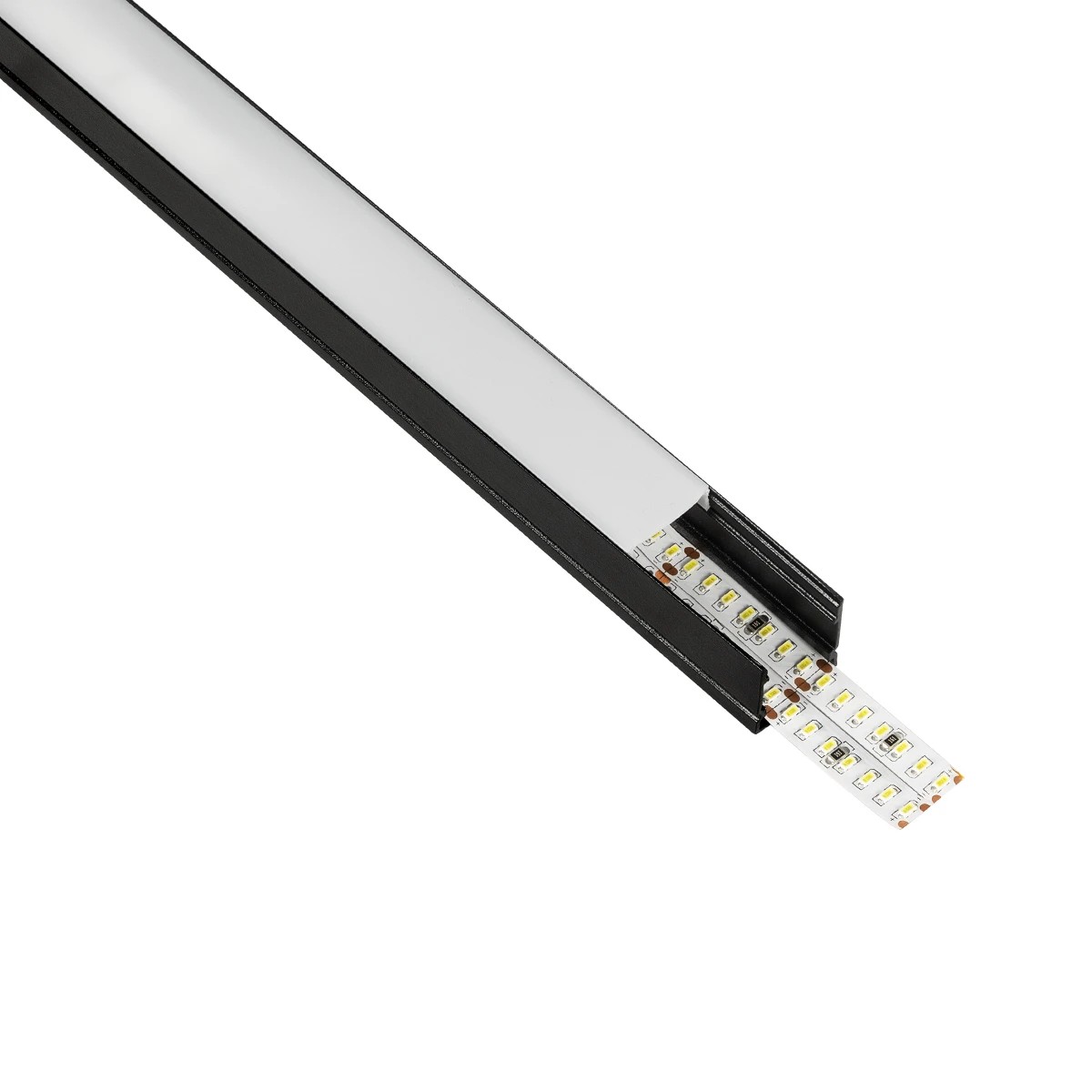 GLOBOSTAR® ALP-LINEAR GLOWTRACK 61797-3M Επιφανειακό Προφίλ Αλουμινίου με Λευκό Γαλακτερό Πατητό Κάλυμμα για Ταινίες LED IP20 - Μαύρο Ματ - Μ300 x Π2 x Υ2cm - Πακέτο 5 Τεμαχίων GLOBOSTAR® ALP-LINEAR GLOWTRACK 61797-3M Επιφανειακό Προφίλ Αλουμινίου με Λευκό Γαλακτερό Πατητό Κάλυμμα για Ταινίες LED IP20 - Μαύρο Ματ - Μ300 x Π2 x Υ2cm - Πακέτο 5 Τεμαχίων