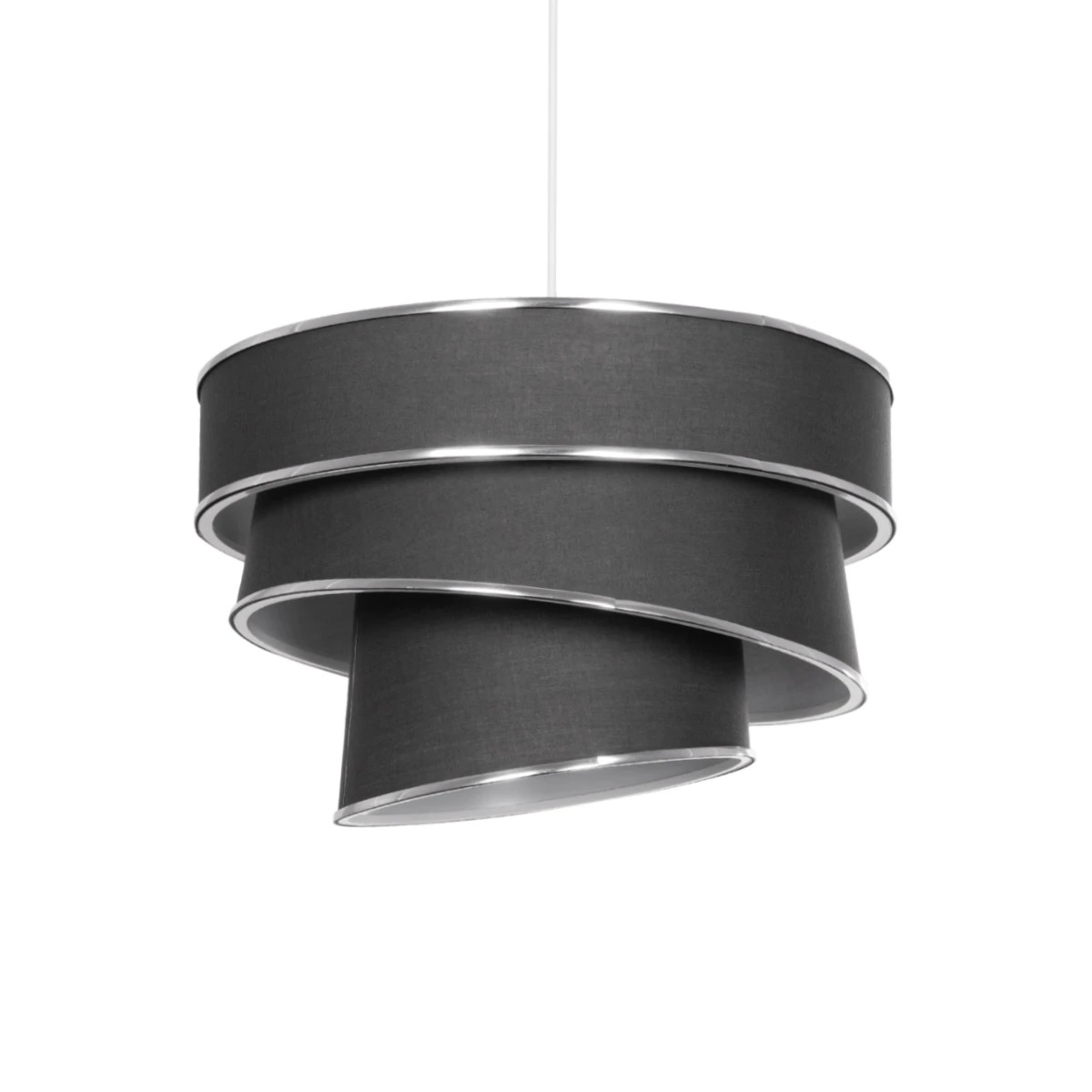 GloboStar® SIERA 203-0167 Μοντέρνο Κρεμαστό Φωτιστικό Καπέλο Μονόφωτο 1 x E27 IP20 Γκρι Ύφασμα με Ασημί Λεπτομέρεια - Μ38 x Π38 x Υ95cm GloboStar® SIERA 203-0167 Μοντέρνο Κρεμαστό Φωτιστικό Καπέλο Μονόφωτο 1 x E27 IP20 Γκρι Ύφασμα με Ασημί Λεπτομέρεια - Μ38 x Π38 x Υ95cm