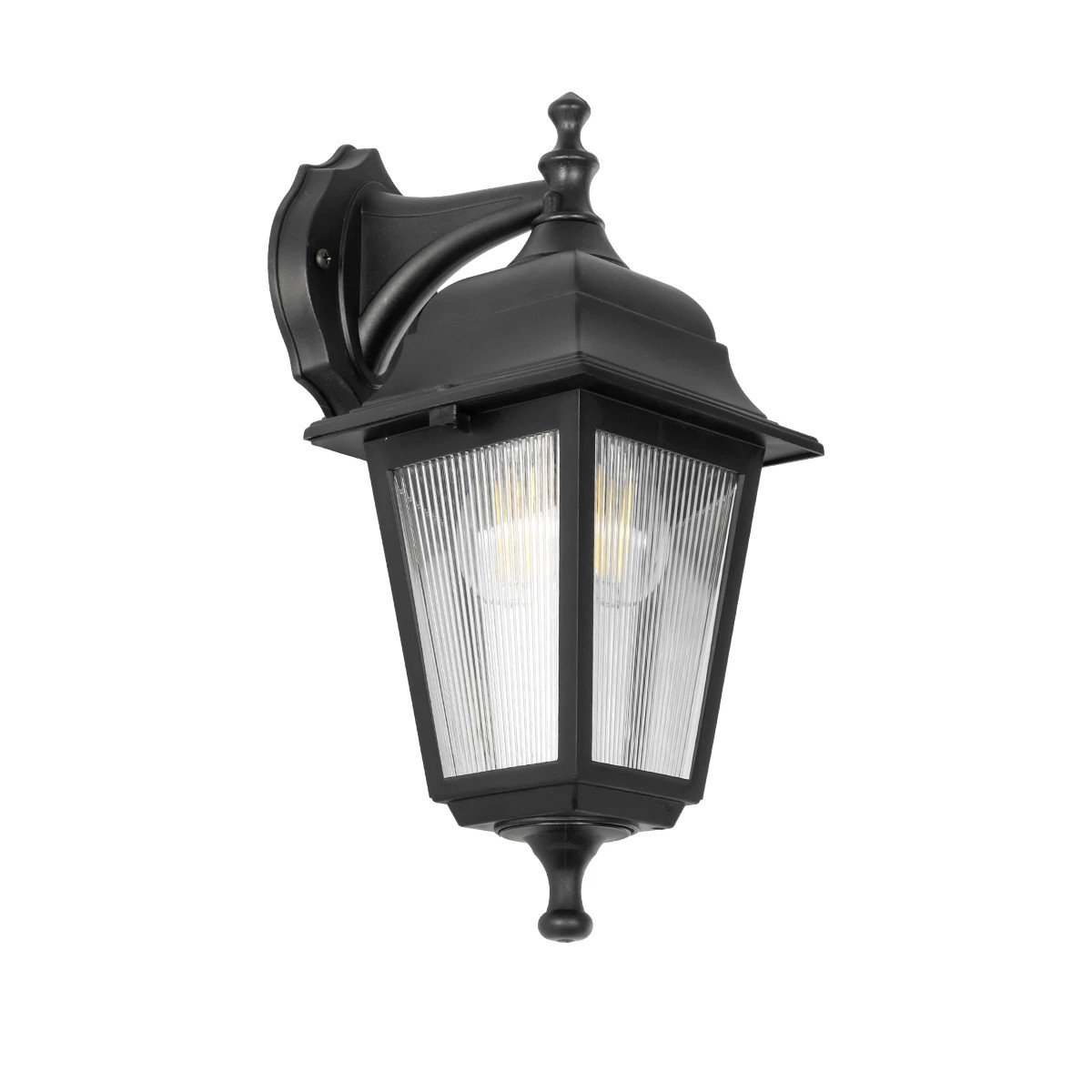 GloboStar® SOLME 203-0211 Vintage Επιτοίχιο Φωτιστικό Φαναράκι Μονόφωτο 1 x E27 IP44 Μαύρο Πλαστικό - Μ15 x Π20 x Υ35cm GloboStar® SOLME 203-0211 Vintage Επιτοίχιο Φωτιστικό Φαναράκι Μονόφωτο 1 x E27 IP44 Μαύρο Πλαστικό - Μ15 x Π20 x Υ35cm