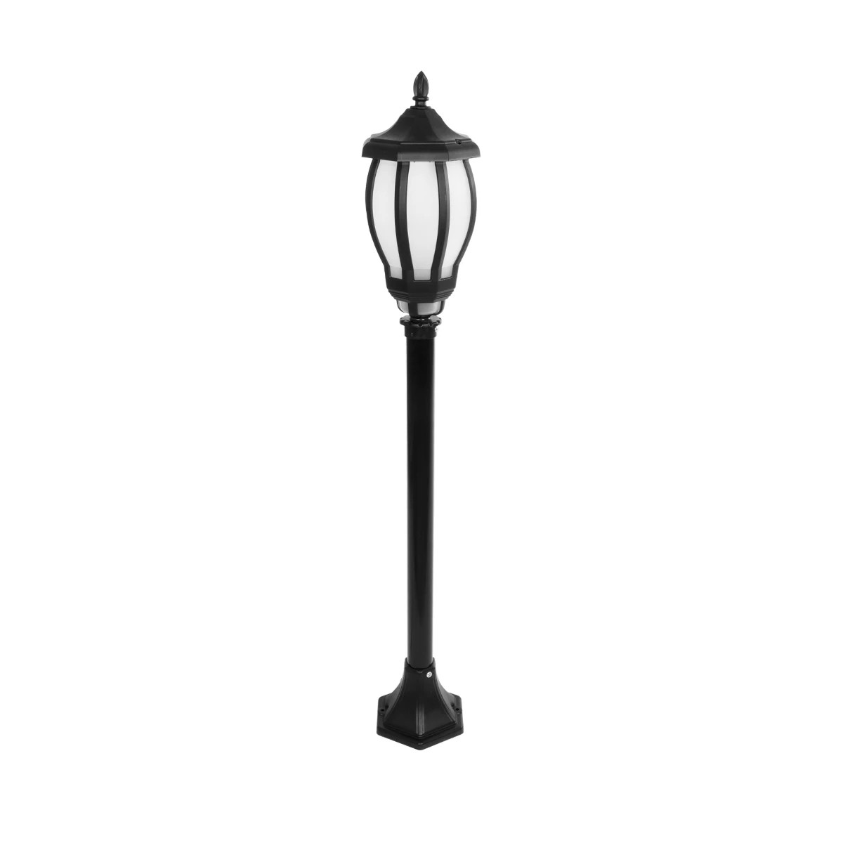 GloboStar® VERDI 203-0230 Vintage Επιδαπέδιο Φωτιστικό Κολωνάκι Κήπου Μονόφωτο 1 x E27 IP44 Μαύρο & Διάφανο Πλαστικό - Μ17 x Π17 x Υ104cm GloboStar® VERDI 203-0230 Vintage Επιδαπέδιο Φωτιστικό Κολωνάκι Κήπου Μονόφωτο 1 x E27 IP44 Μαύρο & Διάφανο Πλαστικό - Μ17 x Π17 x Υ104cm