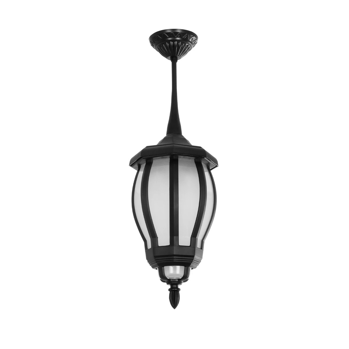 GloboStar® VERDI 203-0232 Vintage Κρεμαστό Φωτιστικό Φαναράκι Μονόφωτο 1 x E27 IP44 Μαύρο Πλαστικό - Μ17 x Π17 x Υ52cm GloboStar® VERDI 203-0232 Vintage Κρεμαστό Φωτιστικό Φαναράκι Μονόφωτο 1 x E27 IP44 Μαύρο Πλαστικό - Μ17 x Π17 x Υ52cm
