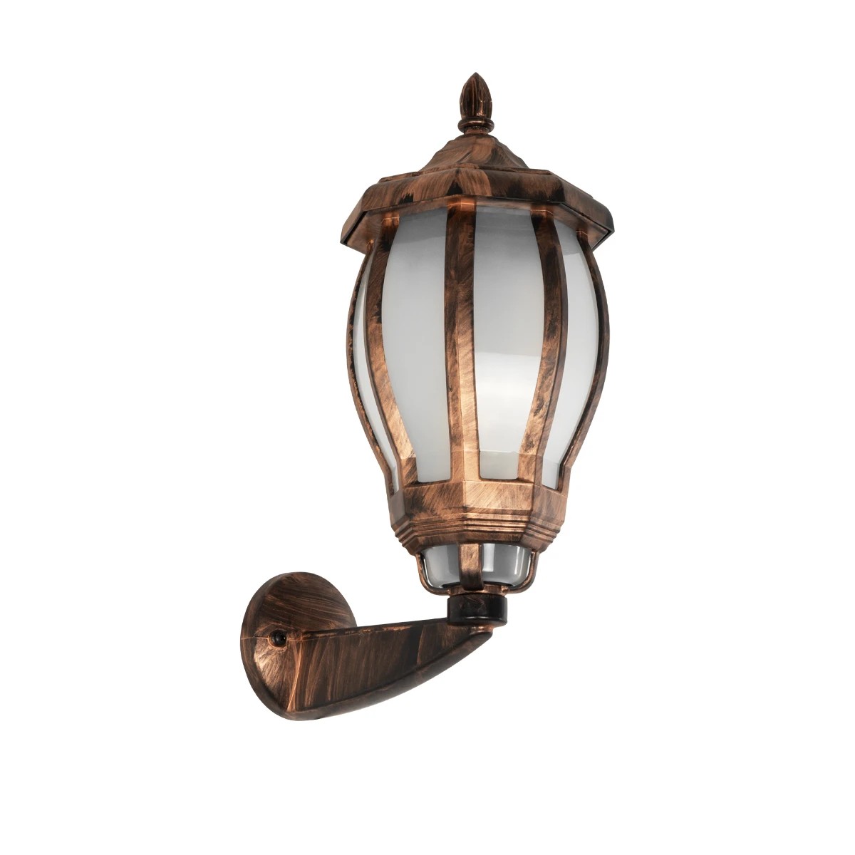 GloboStar® VERDI 203-0233 Vintage Επιτοίχιο Φωτιστικό Φαναράκι Μονόφωτο 1 x E27 IP44 Χάλκινο Πλαστικό - Μ23 x Π17 x Υ40cm GloboStar® VERDI 203-0233 Vintage Επιτοίχιο Φωτιστικό Φαναράκι Μονόφωτο 1 x E27 IP44 Χάλκινο Πλαστικό - Μ23 x Π17 x Υ40cm