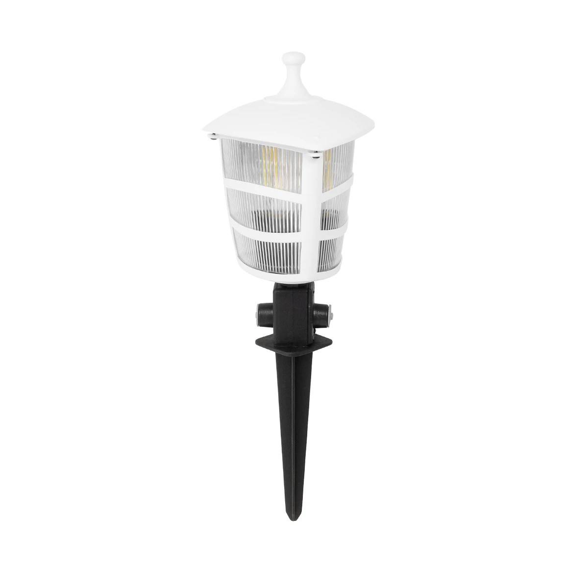 GloboStar® ZARDIN 203-0241 Vintage Καρφωτό Φωτιστικό Φαναράκι Μονόφωτο 1 x E27 IP44 Λευκό & Διάφανο Πλαστικό - Μ16 x Π16 x Υ51cm GloboStar® ZARDIN 203-0241 Vintage Καρφωτό Φωτιστικό Φαναράκι Μονόφωτο 1 x E27 IP44 Λευκό & Διάφανο Πλαστικό - Μ16 x Π16 x Υ51cm