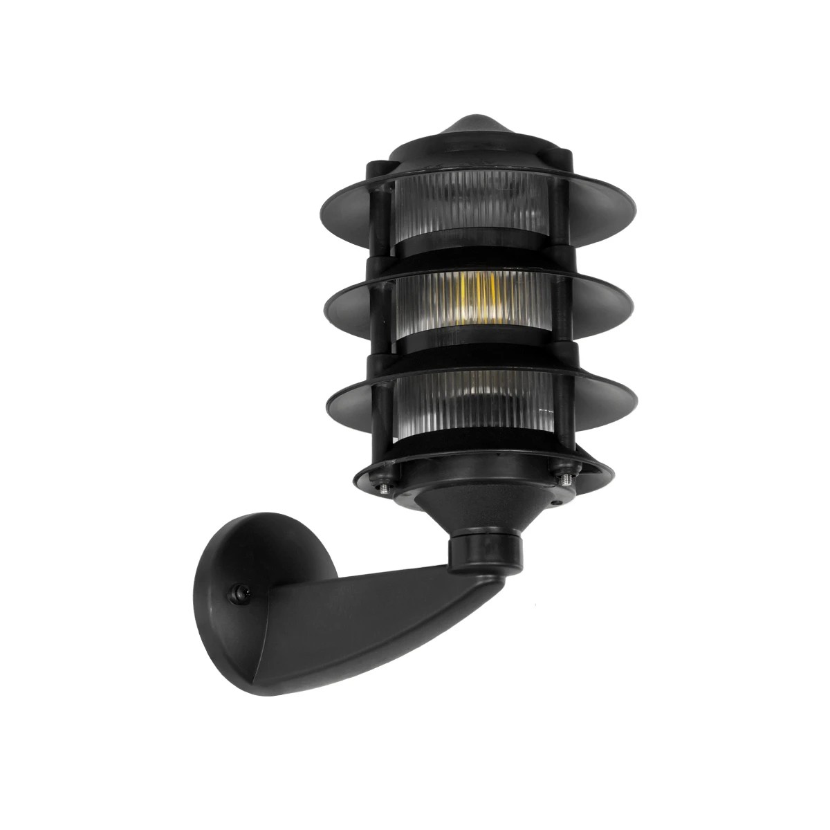 GloboStar® LANTERNA 203-0244 Μοντέρνο Επιτοίχιο Φωτιστικό Φαναράκι Μονόφωτο 1 x E27 IP44 Μαύρο Πλαστικό - Μ24 x Π16 x Υ27.5cm GloboStar® LANTERNA 203-0244 Μοντέρνο Επιτοίχιο Φωτιστικό Φαναράκι Μονόφωτο 1 x E27 IP44 Μαύρο Πλαστικό - Μ24 x Π16 x Υ27.5cm