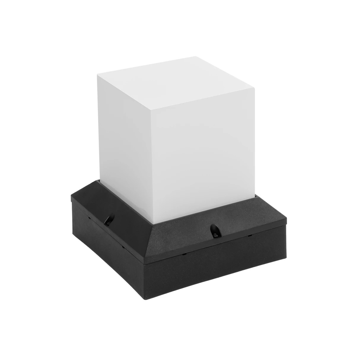 GloboStar® CUBIX 203-0245 Μοντέρνο Επιδαπέδιο Φωτιστικό Μονόφωτο 1 x E27 IP44 Μαύρο Πλαστικό - Μ22.5 x Π22.5 x Υ25cm GloboStar® CUBIX 203-0245 Μοντέρνο Επιδαπέδιο Φωτιστικό Μονόφωτο 1 x E27 IP44 Μαύρο Πλαστικό - Μ22.5 x Π22.5 x Υ25cm