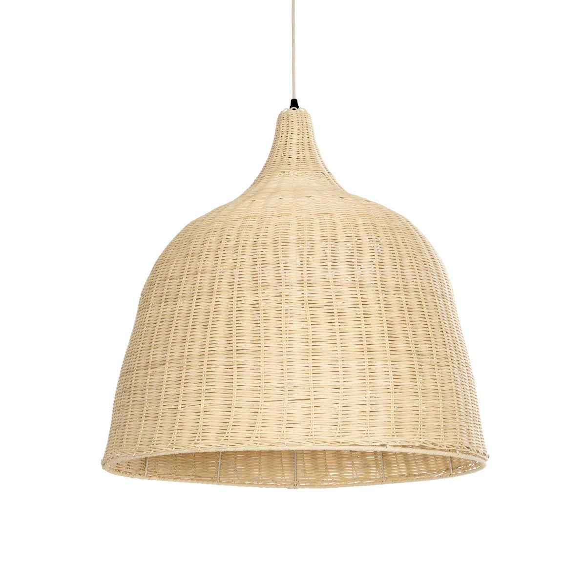GLOBOSTAR® BAHAMAS 01370 Boho Κρεμαστό Φωτιστικό Οροφής με Ντουί 1 x E27 AC 220-240V IP20 - Μπεζ - Μ60 x Π60 x Υ60cm