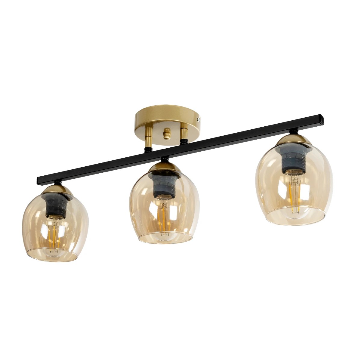 GLOBOSTAR® RADIAM 201-0122 Vintage Φωτιστικό Οροφής με Ντουί 3 x E27 AC 220-240V IP20 - Πολύχρωμο - Μ60 x Π13 x Υ16cm GLOBOSTAR® RADIAM 201-0122 Vintage Φωτιστικό Οροφής με Ντουί 3 x E27 AC 220-240V IP20 - Πολύχρωμο - Μ60 x Π13 x Υ16cm