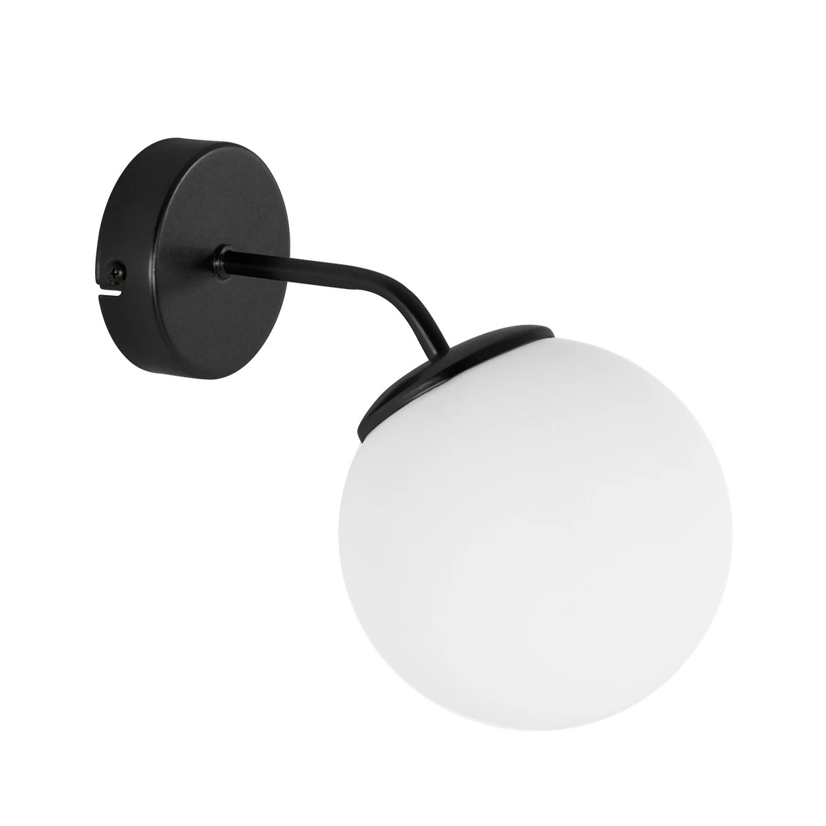 GloboStar® DALPH 203-0034 Vintage Επιτοίχιο Φωτιστικό Απλίκα Μονόφωτο 1 x E27 IP20 Μαύρο Μέταλλο με Λευκό Γυαλί - M15 x Π25 x Υ22cm GloboStar® DALPH 203-0034 Vintage Επιτοίχιο Φωτιστικό Απλίκα Μονόφωτο 1 x E27 IP20 Μαύρο Μέταλλο με Λευκό Γυαλί - M15 x Π25 x Υ22cm