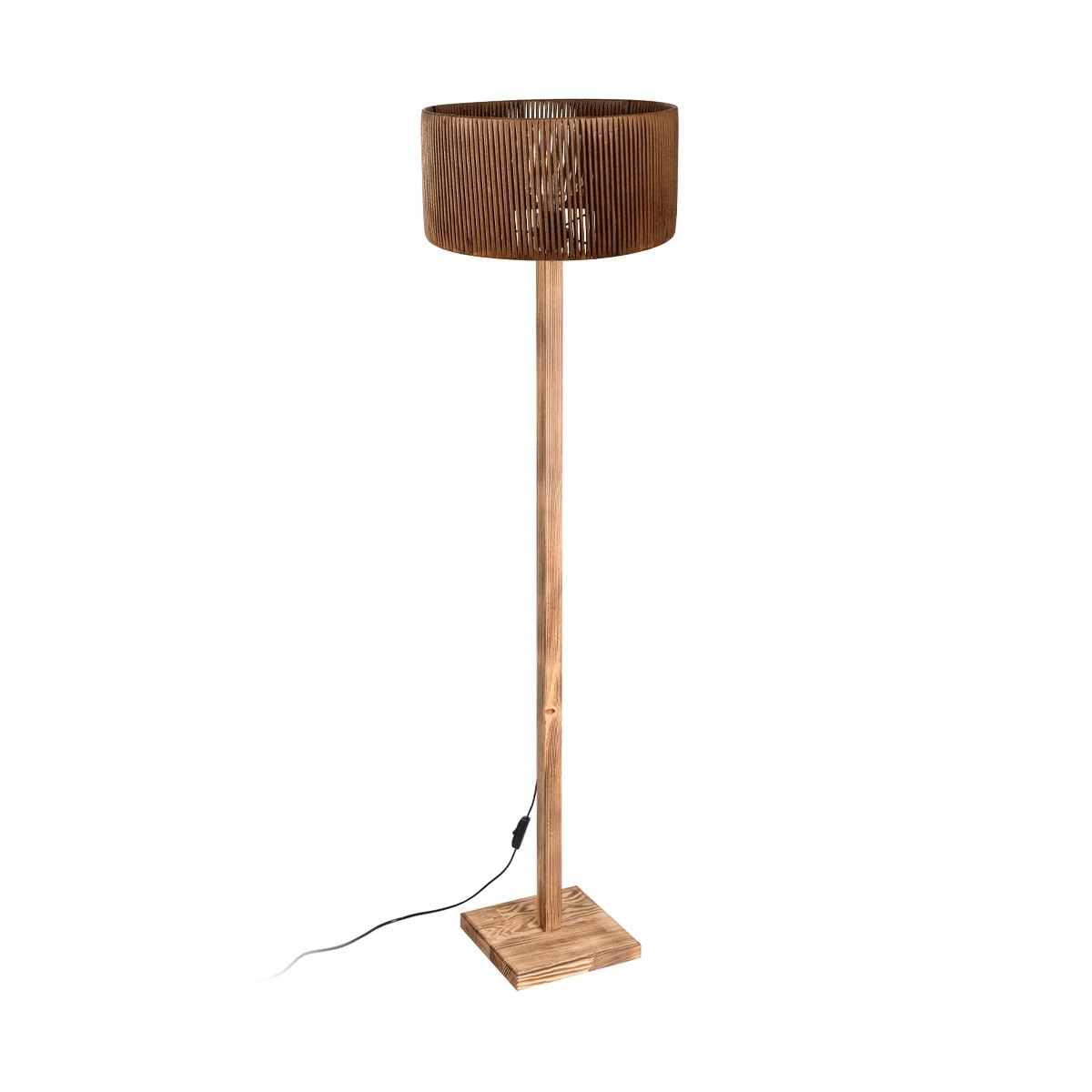 GloboStar® HOLZ 203-0252 Μοντέρνο Επιδαπέδιο Φωτιστικό Μονόφωτο 1 x E27 IP20 Μπέζ Ξύλο - Μ30 x Π30 x Y140cm GloboStar® HOLZ 203-0252 Μοντέρνο Επιδαπέδιο Φωτιστικό Μονόφωτο 1 x E27 IP20 Μπέζ Ξύλο - Μ30 x Π30 x Y140cm