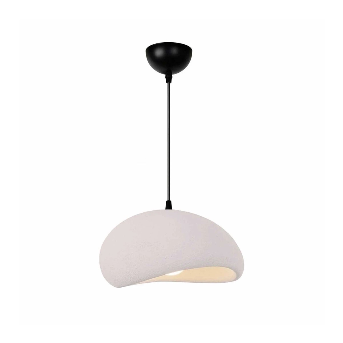 GLOBOSTAR® STONE 204-0176 Μοντέρνο Κρεμαστό Φωτιστικό Οροφής με Ντουί 1 x E27 AC 220-240V IP20 - Λευκό - Μ31.5 x Π35 x Υ26cm GLOBOSTAR® STONE 204-0176 Μοντέρνο Κρεμαστό Φωτιστικό Οροφής με Ντουί 1 x E27 AC 220-240V IP20 - Λευκό - Μ31.5 x Π35 x Υ26cm